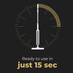 One Time closeout - AENO Steam Cleaner - 7  nozzles,2 nylon brushes, a brass brush, a crevice brush, a jet nozzle, a squeege 130 Degree C kills 99.9% bacteria