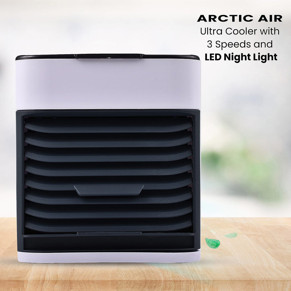 ARCTIC AIR Ultra Cooler with 3 Speeds and LED Night Light - Cools, Humidifies - Purifies the Air