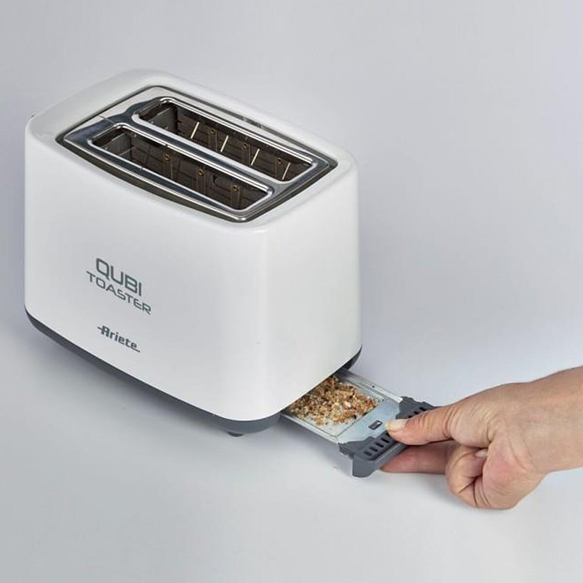 ARIETE Qubi Toaster (Size 21x24 cm) - White