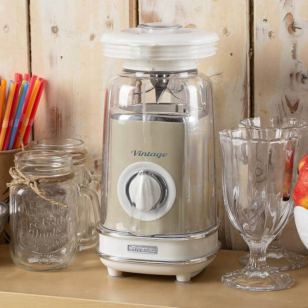 ARIETE Vintage 1.5L Blender With 2 Speed - Pulse Function (500w) - Beige
