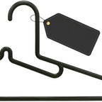 ASPECT Set of 50 Lightweight Space Saving Clothes Hangers - Black