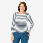 AVON 100% Cotton Long Sleeve TShirt (Size 16 to 18) - Blue
