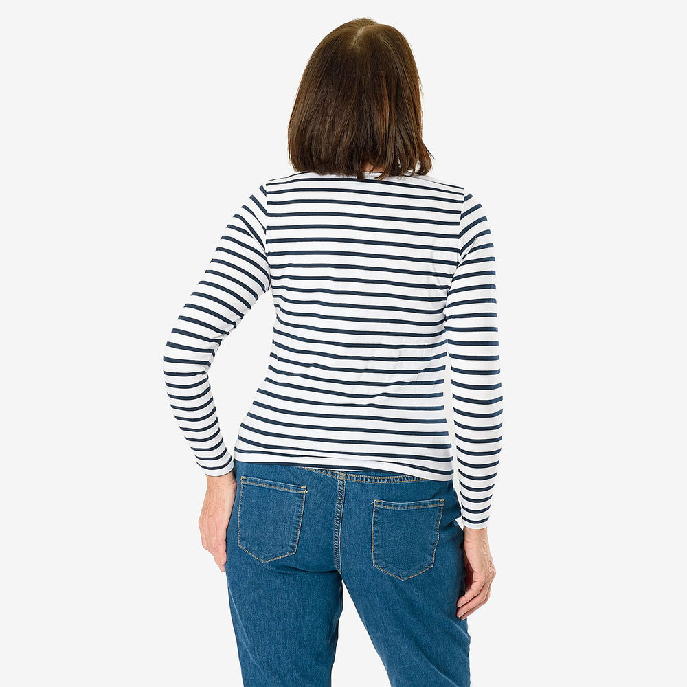 AVON 100% Cotton Long Sleeve TShirt (Size 16 to 18) - Blue