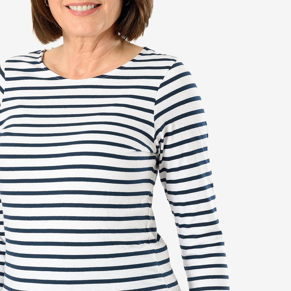 AVON 100% Cotton Long Sleeve TShirt (Size 8 to 10) - Blue