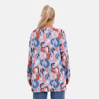 La Marey (Pattern) Full Sleeve Jersey Tops - Blue