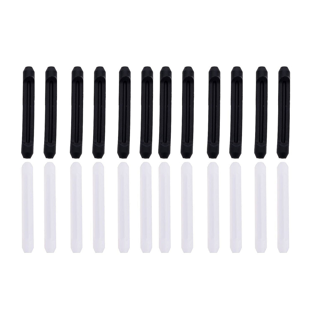 Accessories  - Set (12 Pairs Glasses Ear Hook) White & Black