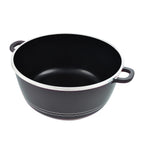 10 Piece Set - Pan and Lid Set, Ceramic non-stick, Die-cast (32cm, 30cm, 28cm, 24cm, 20cm) - Grey
