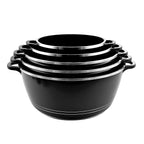 Last in Stock Deal- 10 Piece Set - Pan and Lid Set, Ceramic non-stick, Die-cast (32cm, 30cm, 28cm, 24cm, 20cm) - Black