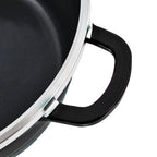 Last in Stock Deal- 10 Piece Set - Pan and Lid Set, Ceramic non-stick, Die-cast (32cm, 30cm, 28cm, 24cm, 20cm) - Black