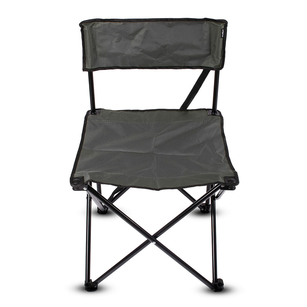 Camping Chair (Comes with Carry Bag, Ideal for Outdoor Events, Max Weight upto 110kgs) - Grey