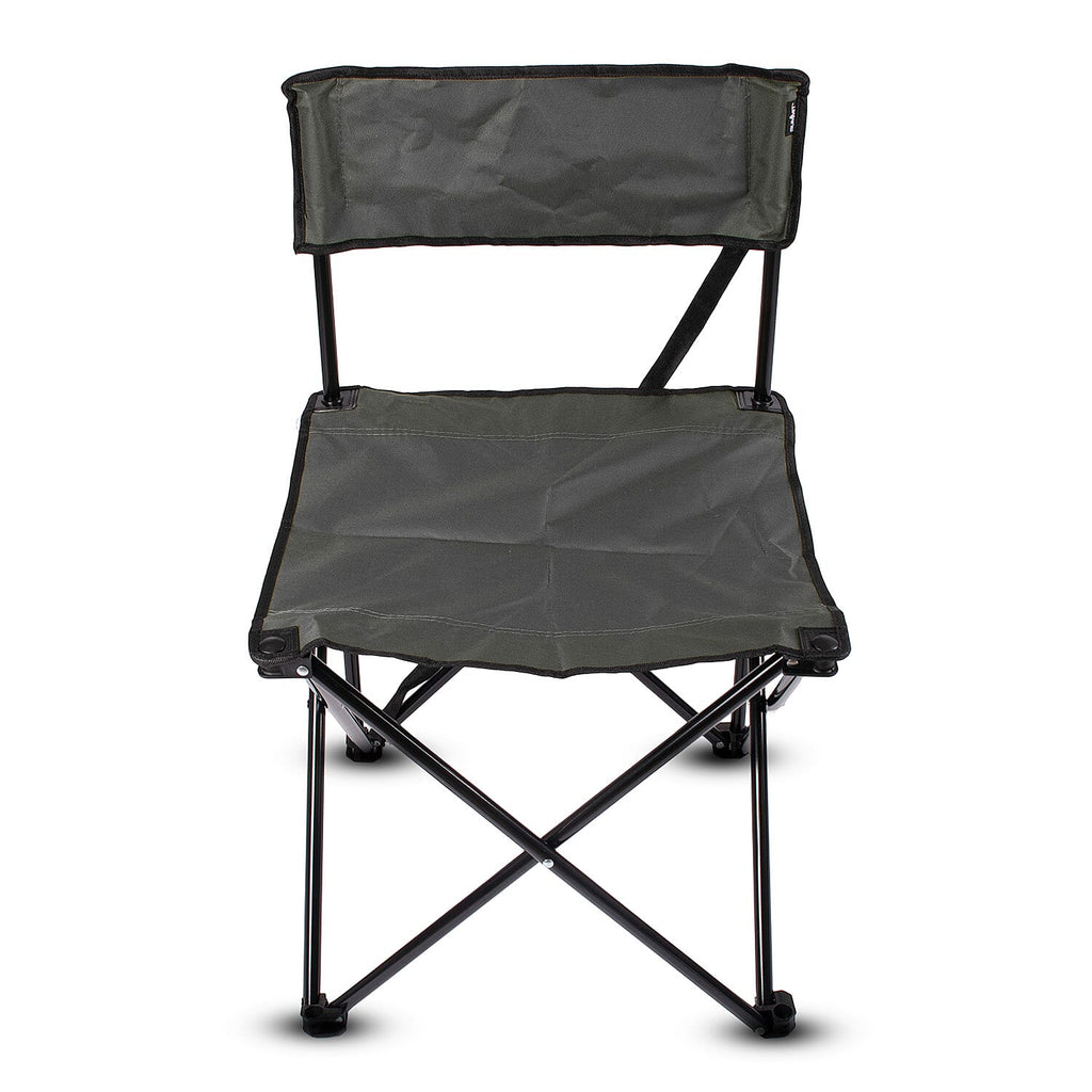 Camping Chair (Comes with Carry Bag, Ideal for Outdoor Events, Max Weight upto 110kgs) - Grey