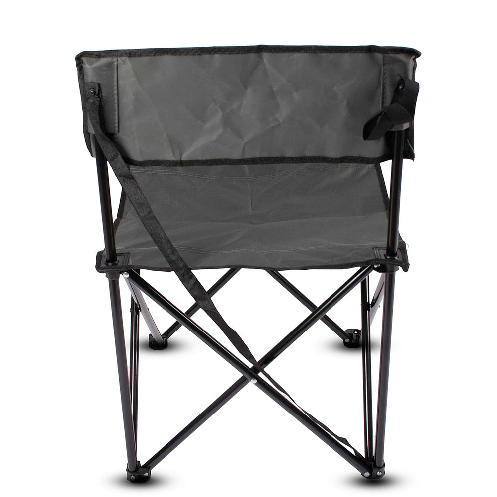 Camping Chair (Comes with Carry Bag, Ideal for Outdoor Events, Max Weight upto 110kgs) - Grey