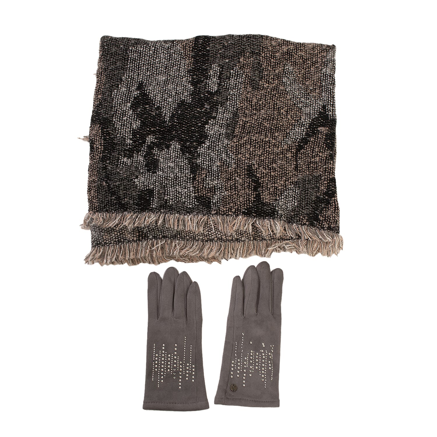 Accessory Set One Size- Light Grey