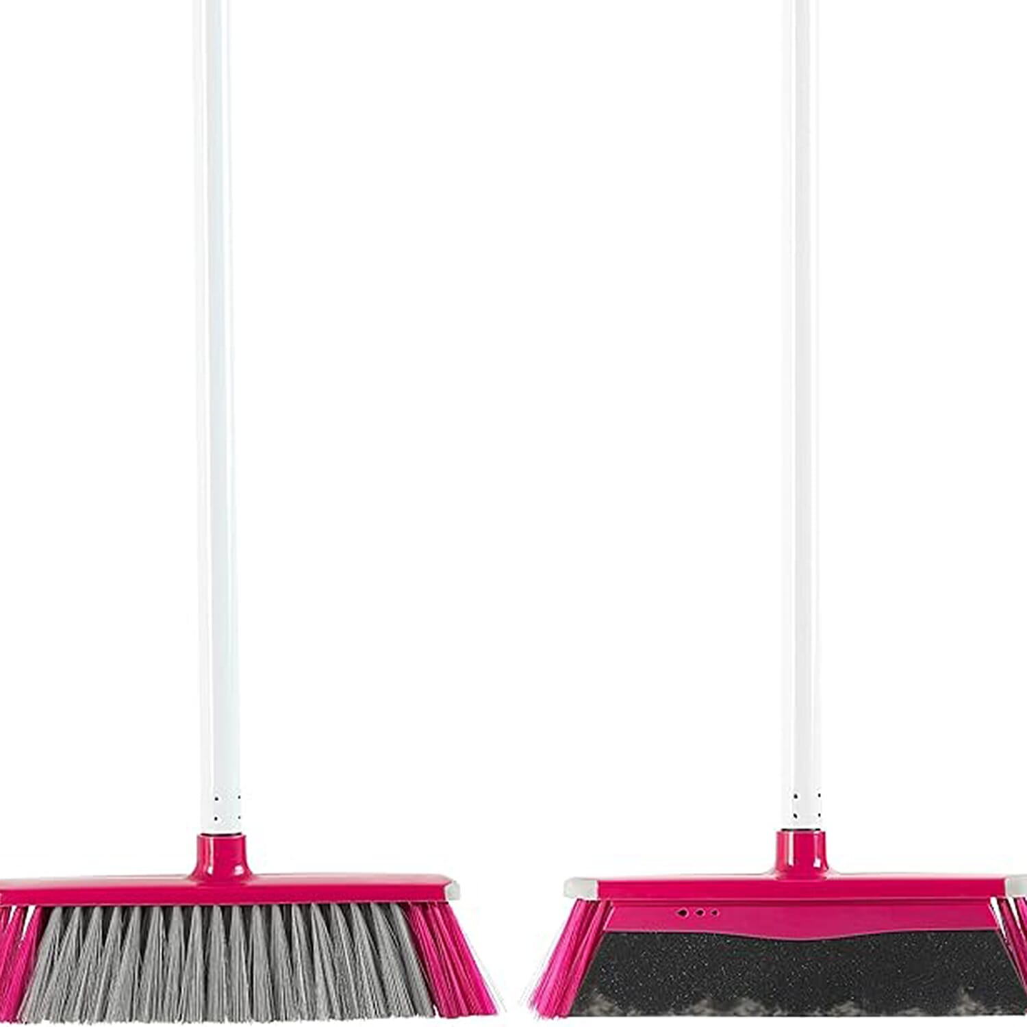 2 in 1 Sweeping Brush - Pet Hair, Animal Fur, Dog-Cat, Floor Cleaner, Foam Barrier, Non-Scratch Bristle, Skirting Boards