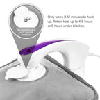 Home Essential - Bauer Rechargeable Electric Hot Water Bottle- - Grey