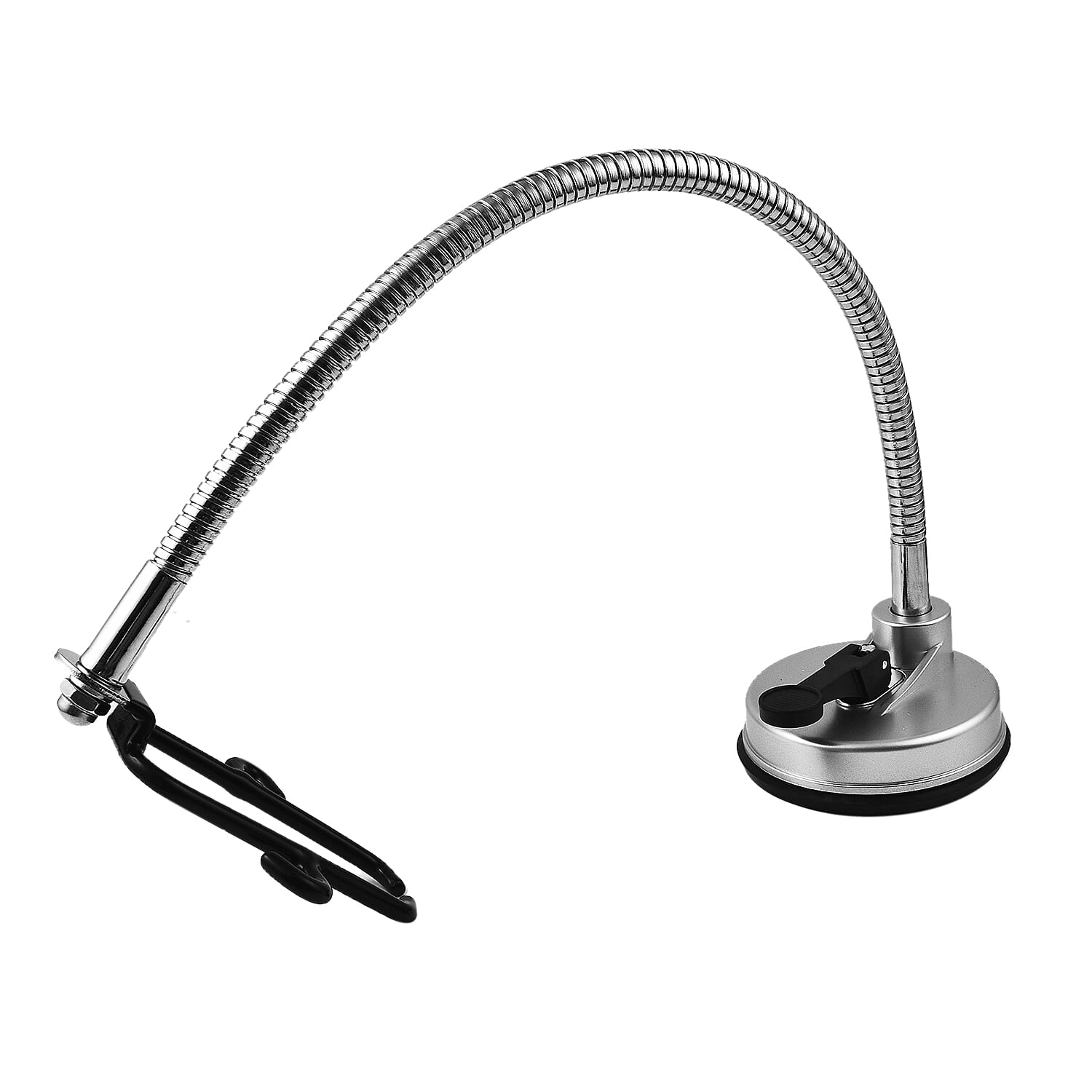 Hands Free Hair Dryer Holder with Suction Mounting (Hair Dryer Not Included)