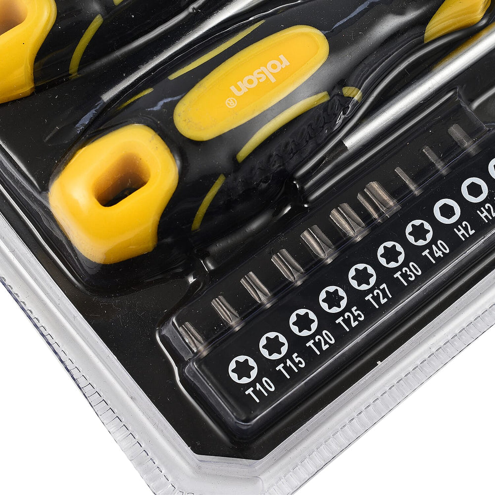 Rolson 24 Piece Screwdriver Bit - Driver Set
