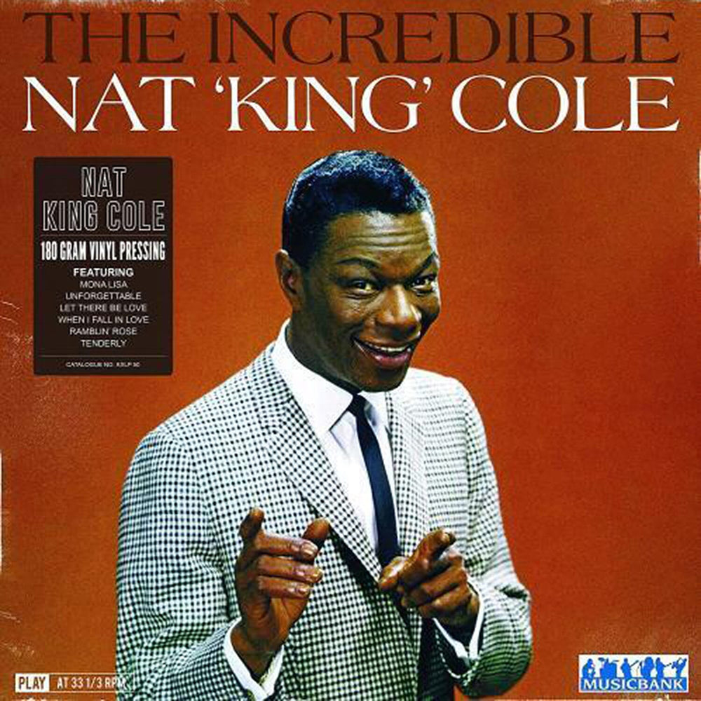 The Incredible- Nat King Cole - 180 Gram 12 Vinyl LP