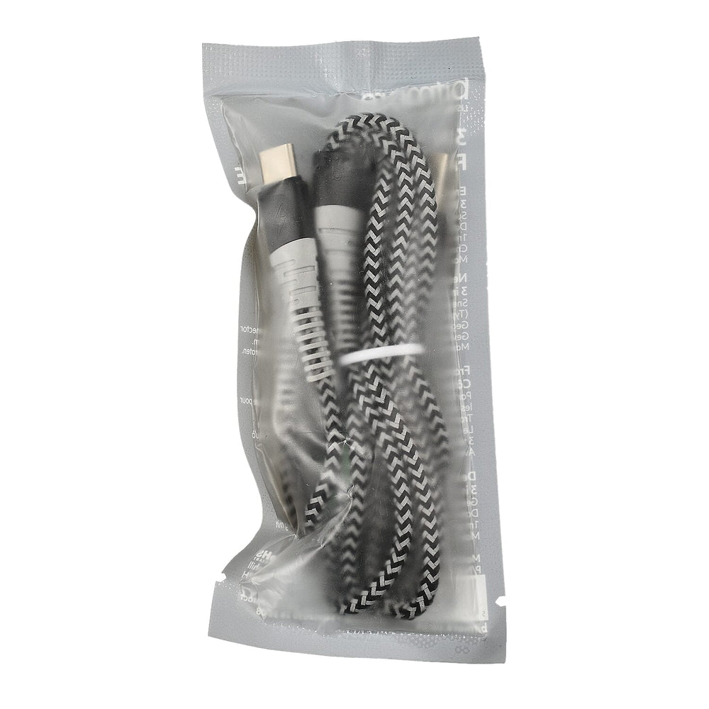 Bitmore Braided 3in1 Fast Charging Cable 120cm - Grey