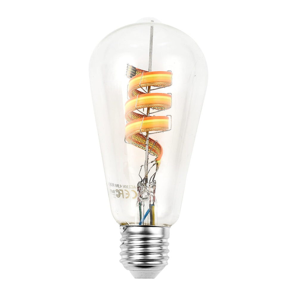 WiFi RGB Multicoloured Vintage Smart Edison Bulb (Compatible with Alexa Echo-Google Home)