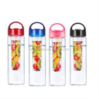 Infused Water Bottels - Removable Fruit Infuser Lightweight 100% BPA Free for Health Safety 800ml - Pink