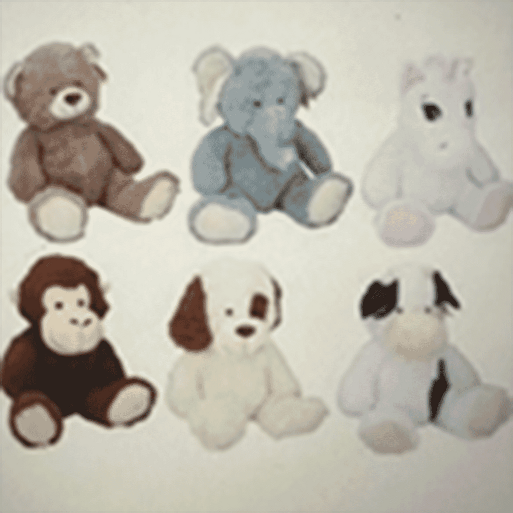 Plush Sitting Cow (Size 60x35x25 cm) - Black