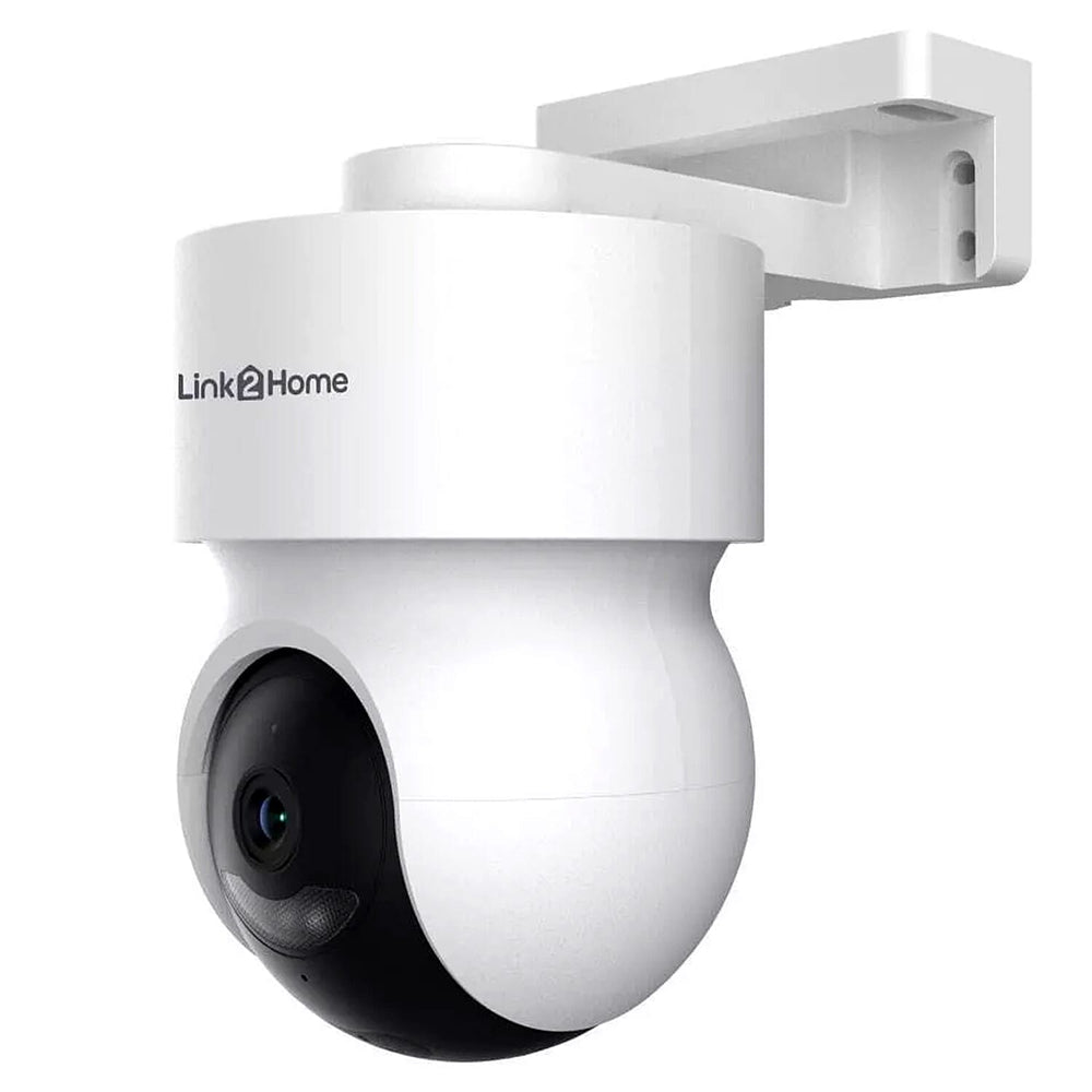 Smart Outdoor Security Camera with Night Vision - White