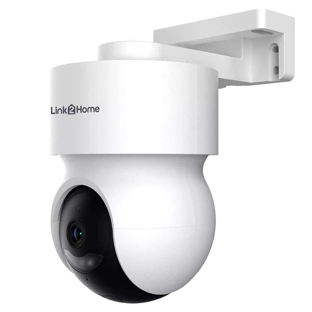 Smart Outdoor Security Camera with Night Vision - White