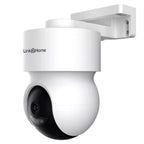Smart Outdoor Security Camera with Night Vision - White
