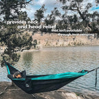 FE Active Trestles Heavy Duty Hammock - Black & Teal