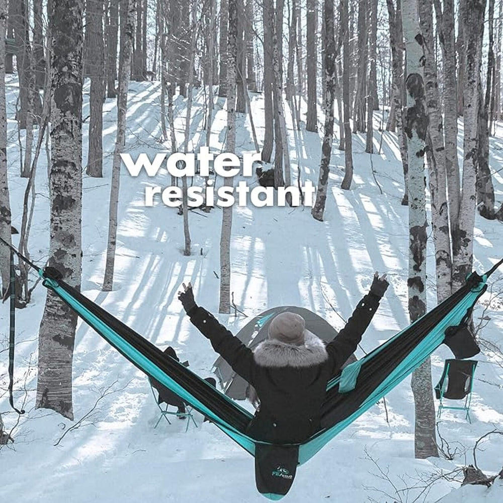 FE Active Trestles Heavy Duty Hammock - Black & Teal