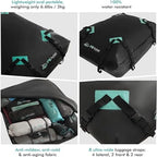 FE Active Tavarua 100% Waterproof Rooftop Cargo Bag - Black & Teal