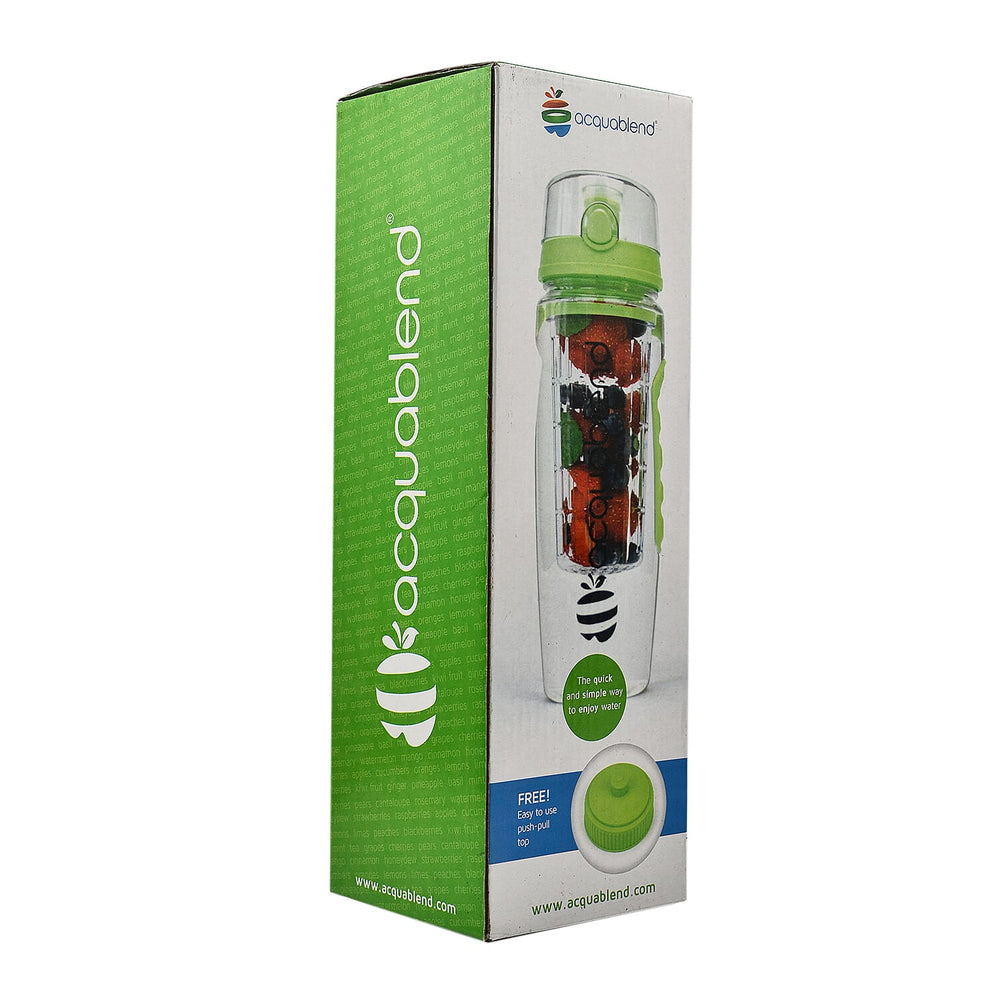 Acquablend Fruit Infuser Water Bottle (900ml) - Black