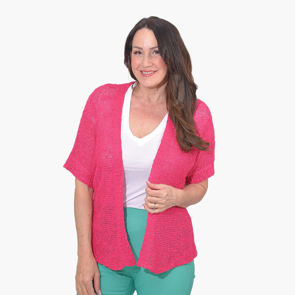 Mudflower Cardigan (Size M) - Pink