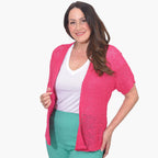 Mudflower Cardigan (Size M) - Pink
