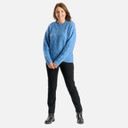 Cable Knit Acrylic Jumper (Size L) - Blue