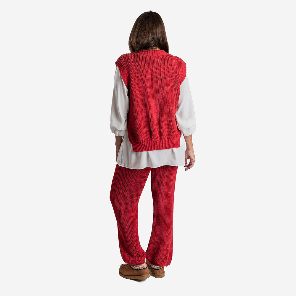 Acrylic Jumper - Red