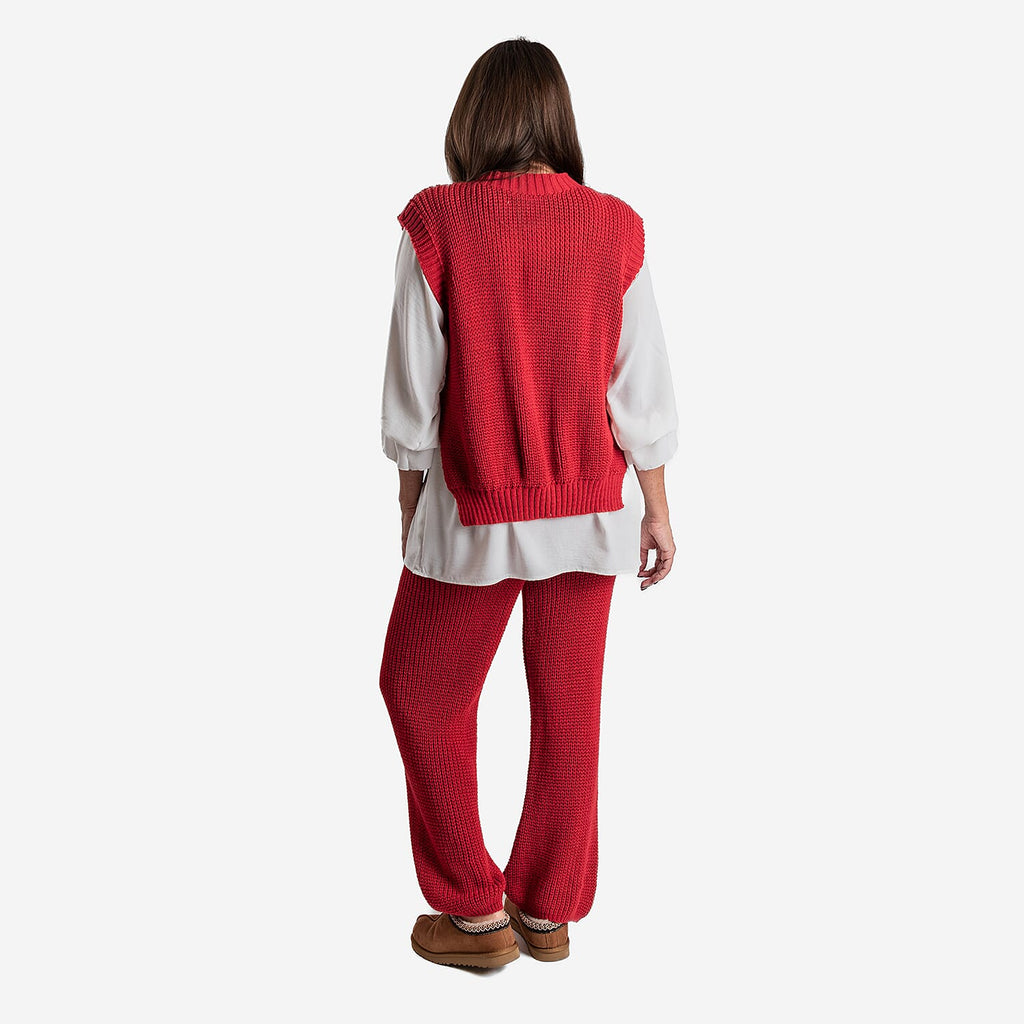 Acrylic Jumper - Red