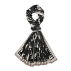 Closeout Deal Super Soft Cat Print Shawl - Black & Beige