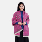 Closeout Deal Super Soft Leopard Print Shawl - Pink