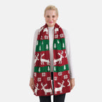 New Arrival - Limited Stock - Christmas Printed Scarf - Red