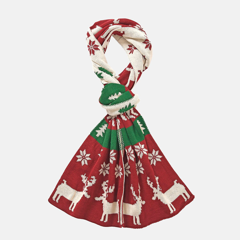 New Arrival - Limited Stock - Christmas Printed Scarf - Red