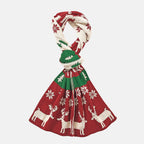 New Arrival - Limited Stock - Christmas Printed Scarf - Red