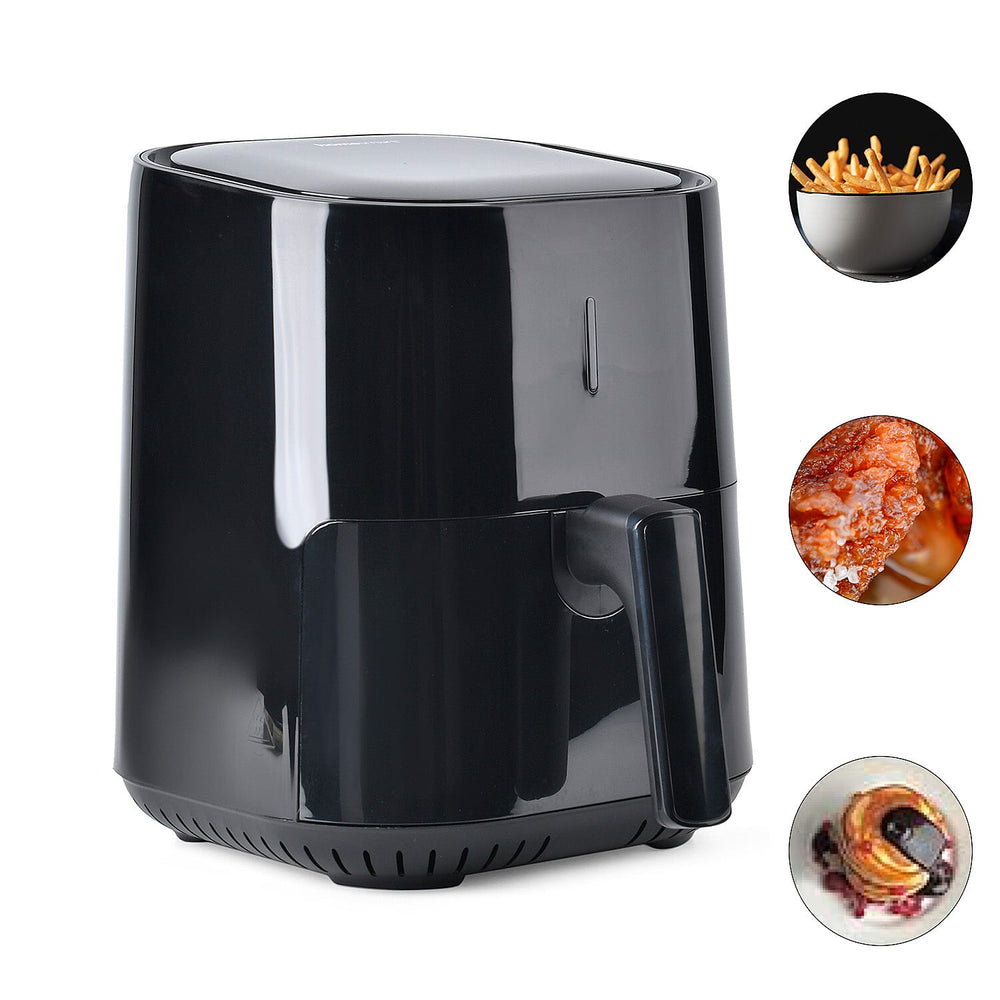 Homesmart Digital Air Fryer (4L,1200W) - Roasts, Bakes and Grills Faster With Less Fat -  Black