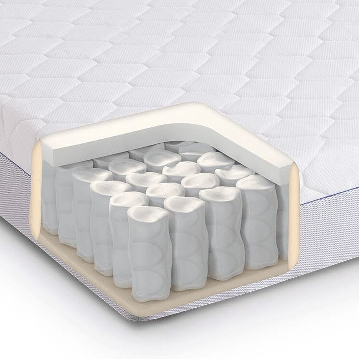 Comfort Deep Sleep Luxury Hybrid Mattress (King, 200x150 cm) - 100 Night Sleep Trial