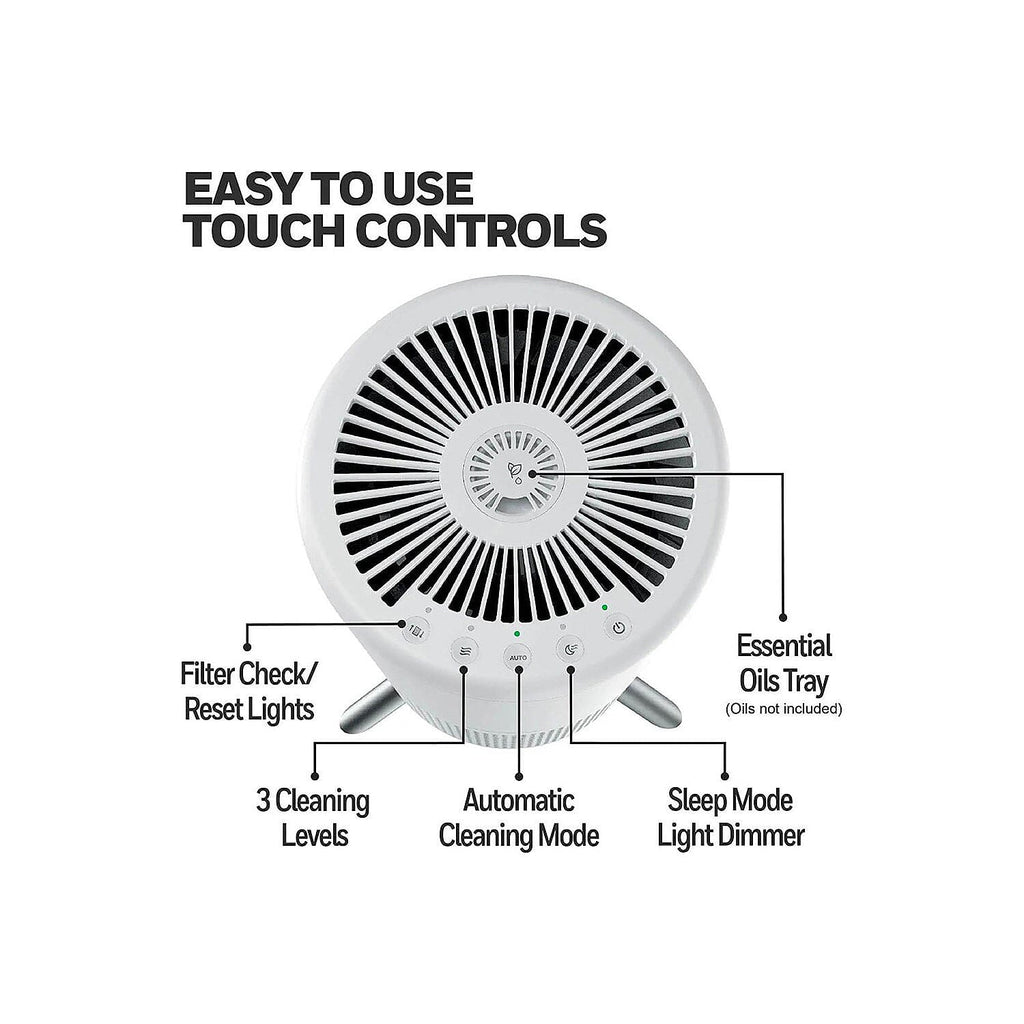 Honeywell Designer Series Ultra Quiet HEPA Tower Air Purifier - White
