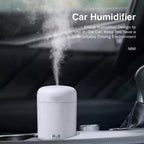 Portable Desktop Colourful Cup Air Humidifier - White