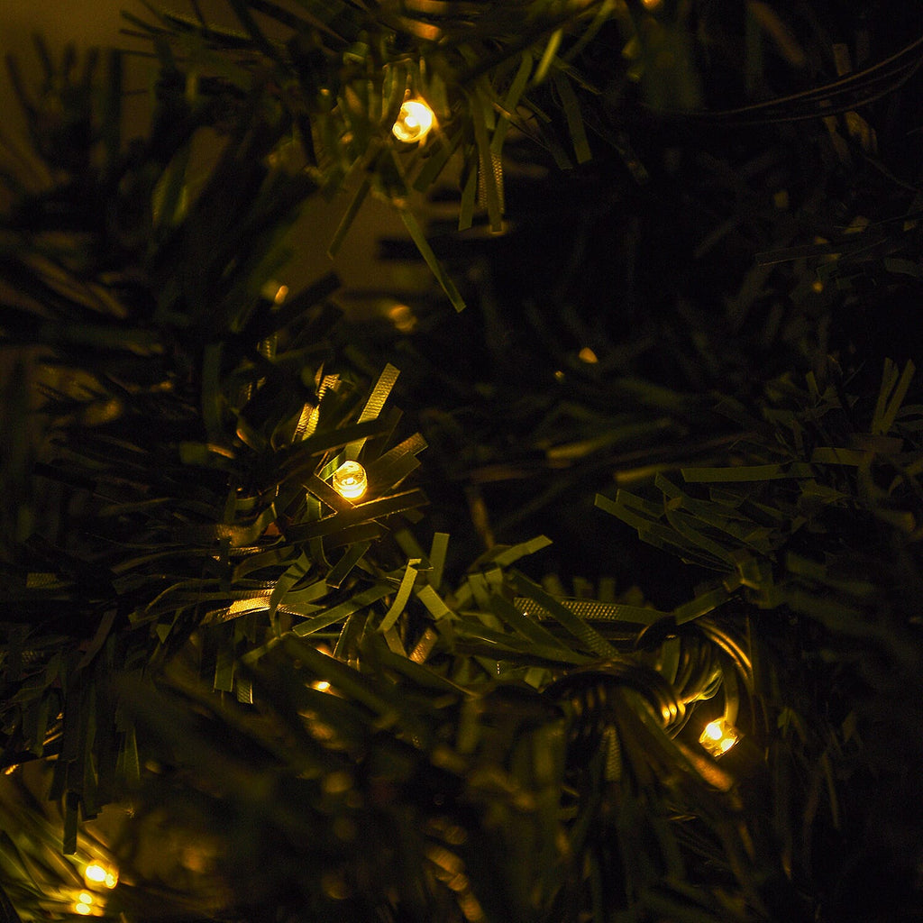 Alaskan Pine Christmas Tree with Warm White Lights (Approx 6ft)