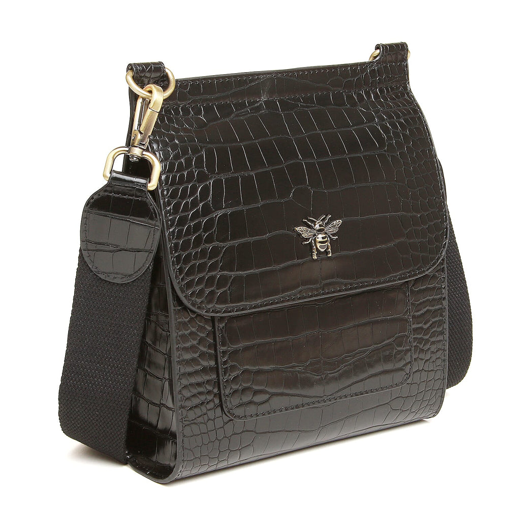 Alice Wheeler Bloomsbury Crossbody Bag - Black