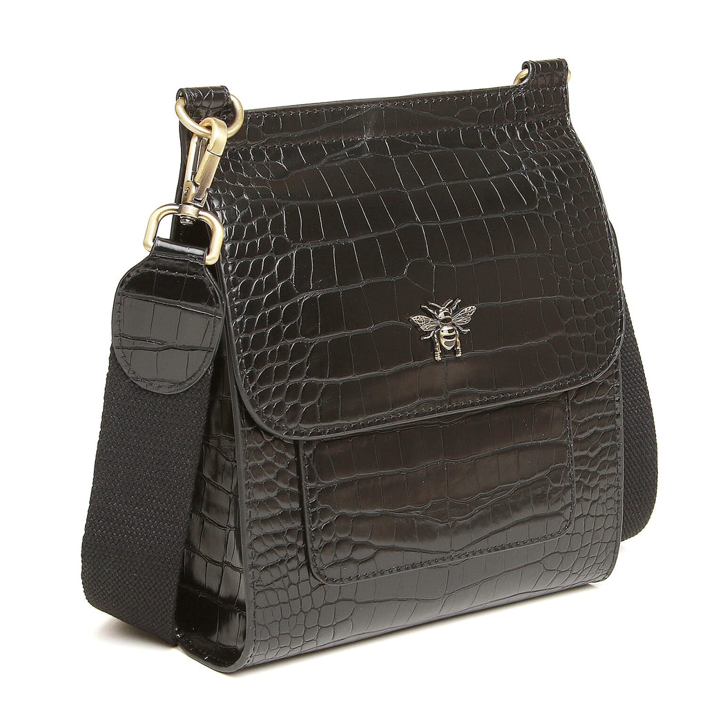 Alice Wheeler Bloomsbury Crossbody Bag - Black